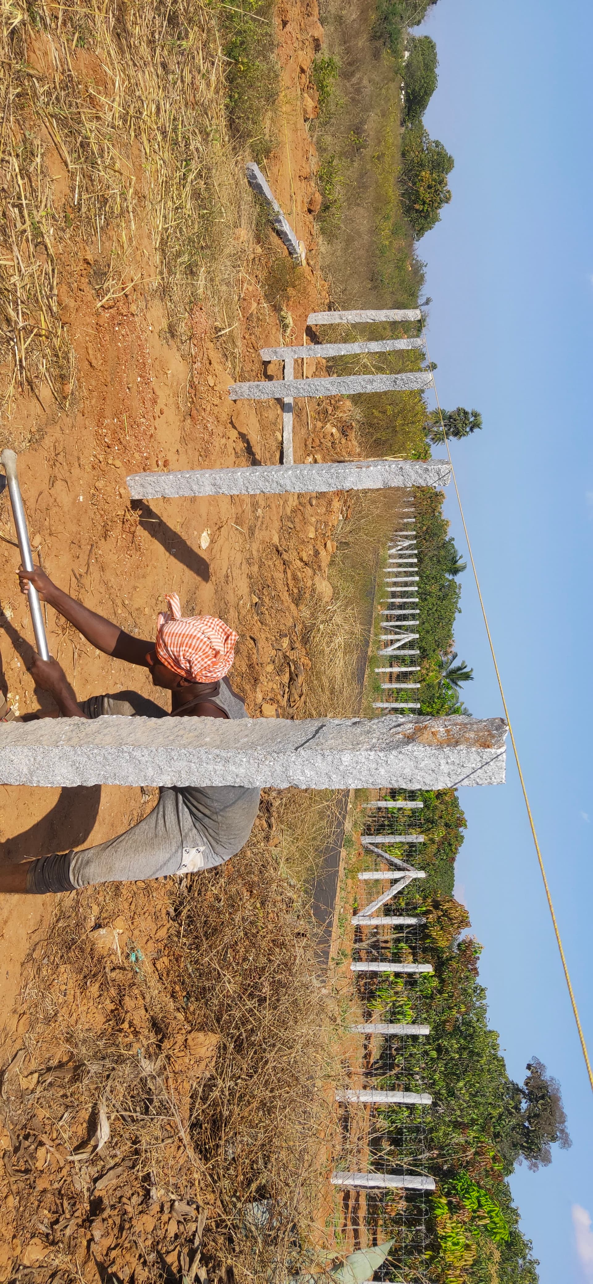 Fencing work in Erode — Navi Fencing project 2