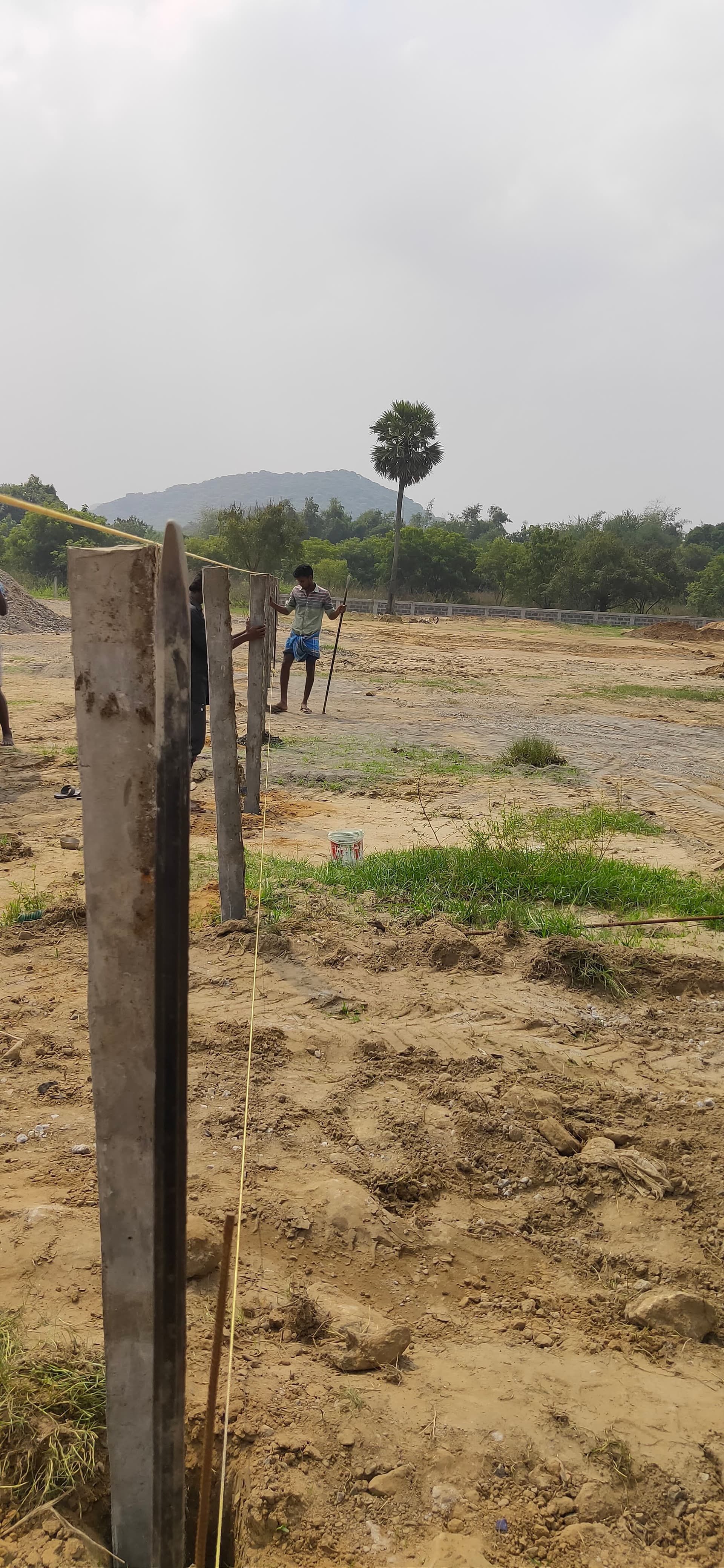 Chain link fencing project