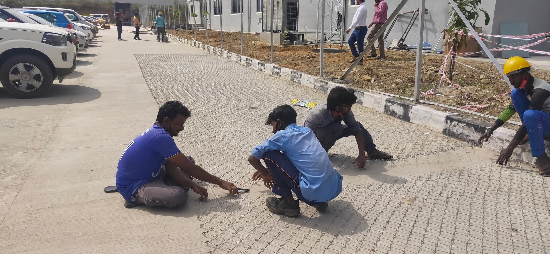 Fencing work in ECR — Navi Fencing project 1
