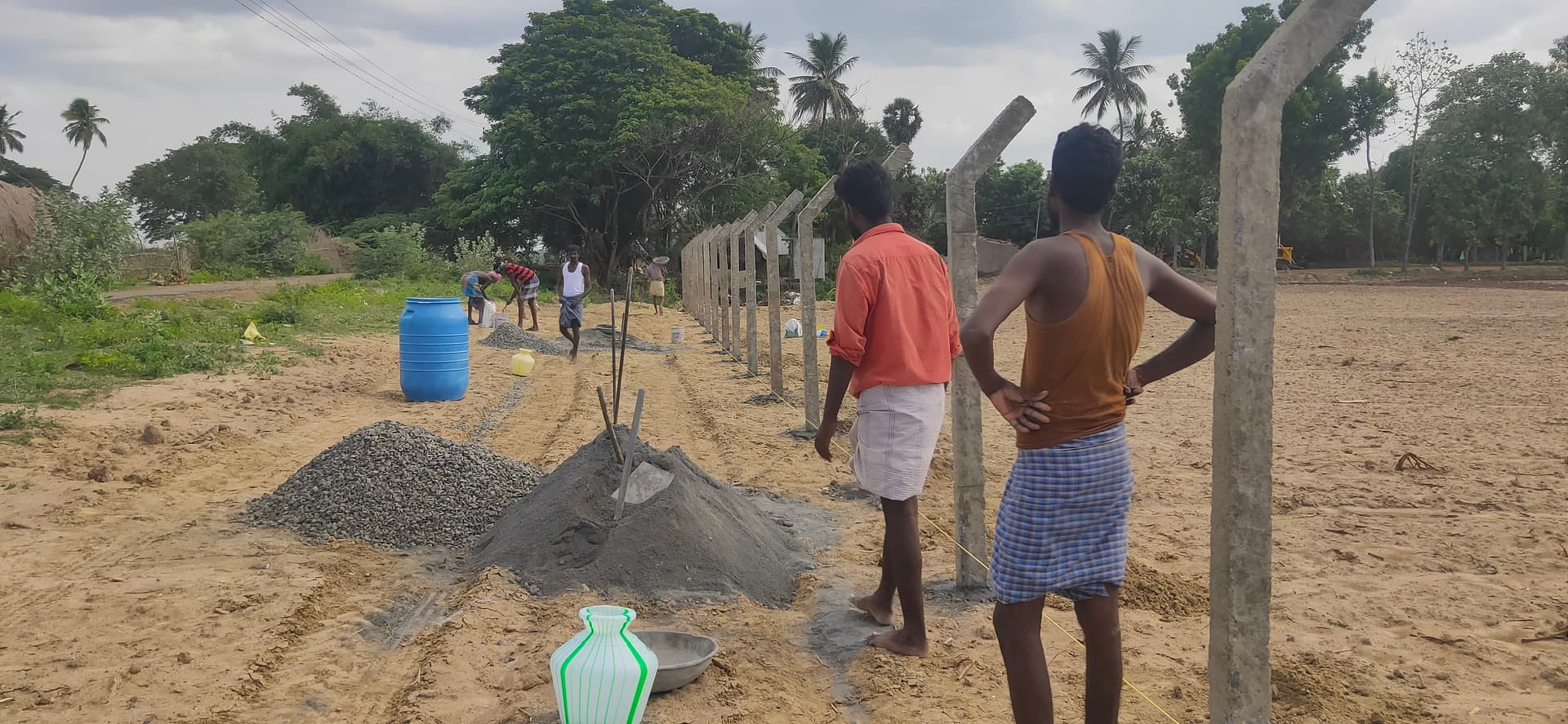 Fencing work in Erode — Navi Fencing project 1
