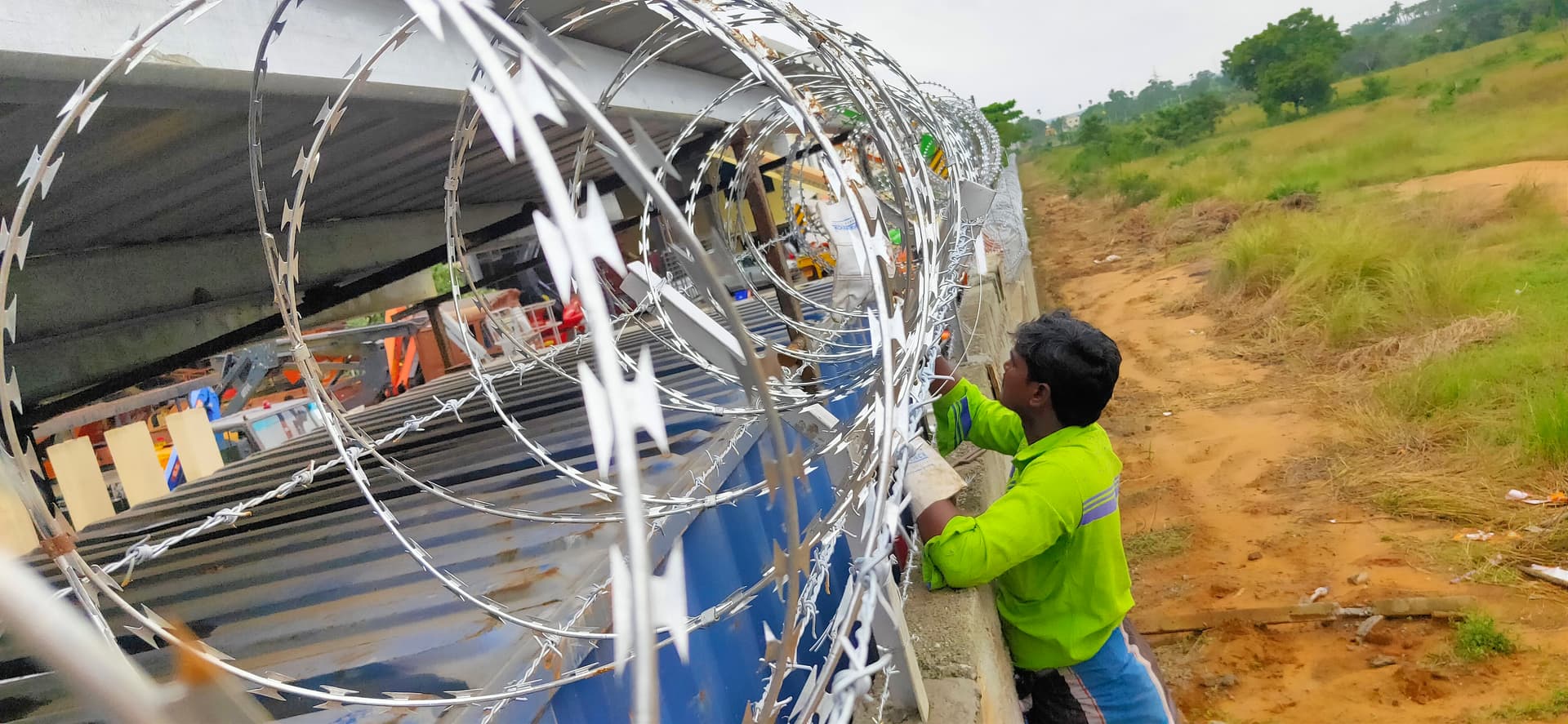 Razor Wire — Security Wire fencing by Navi Fencing